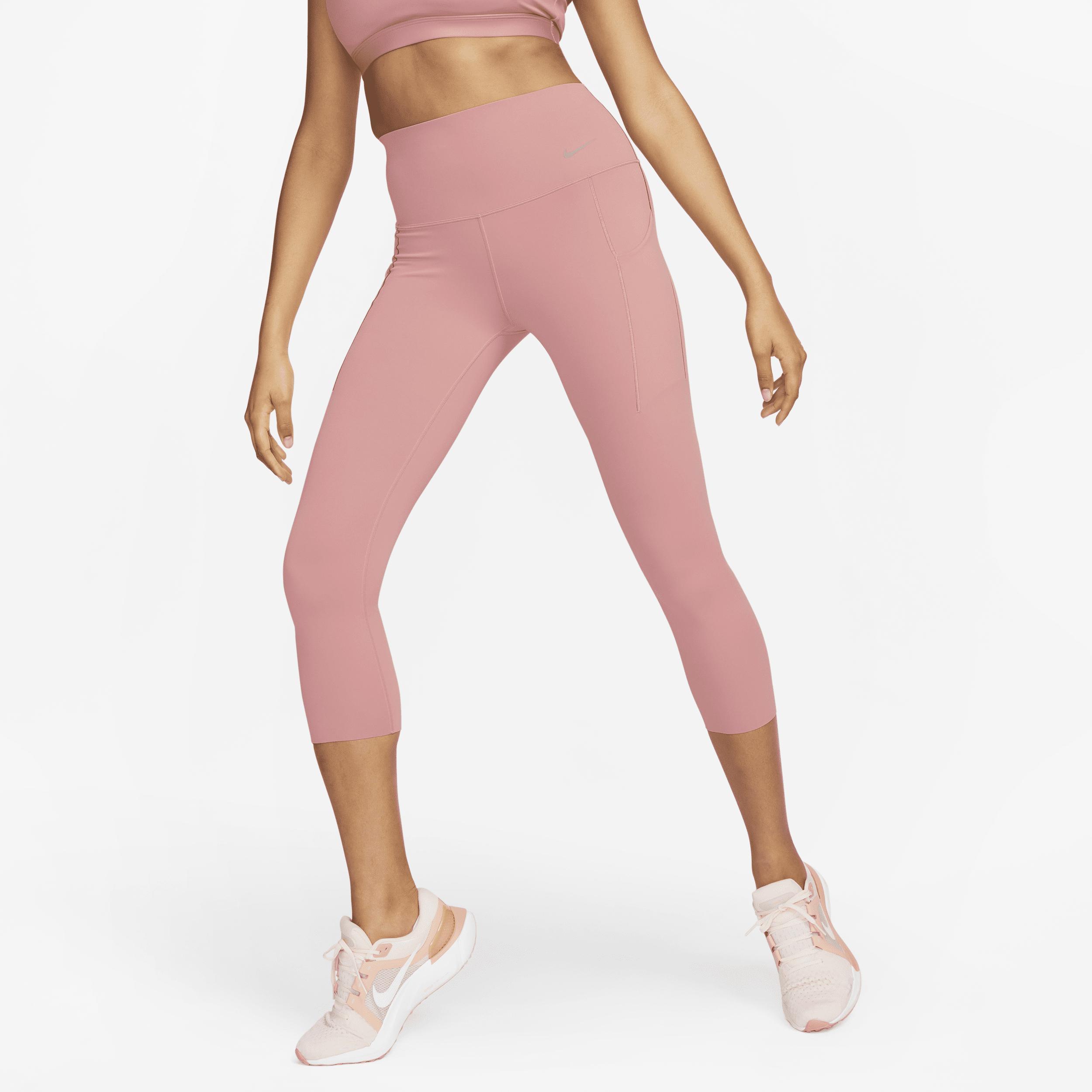 Nike Universa Women's Medium-Support High-Waisted Cropped Leggings with Pockets Product Image