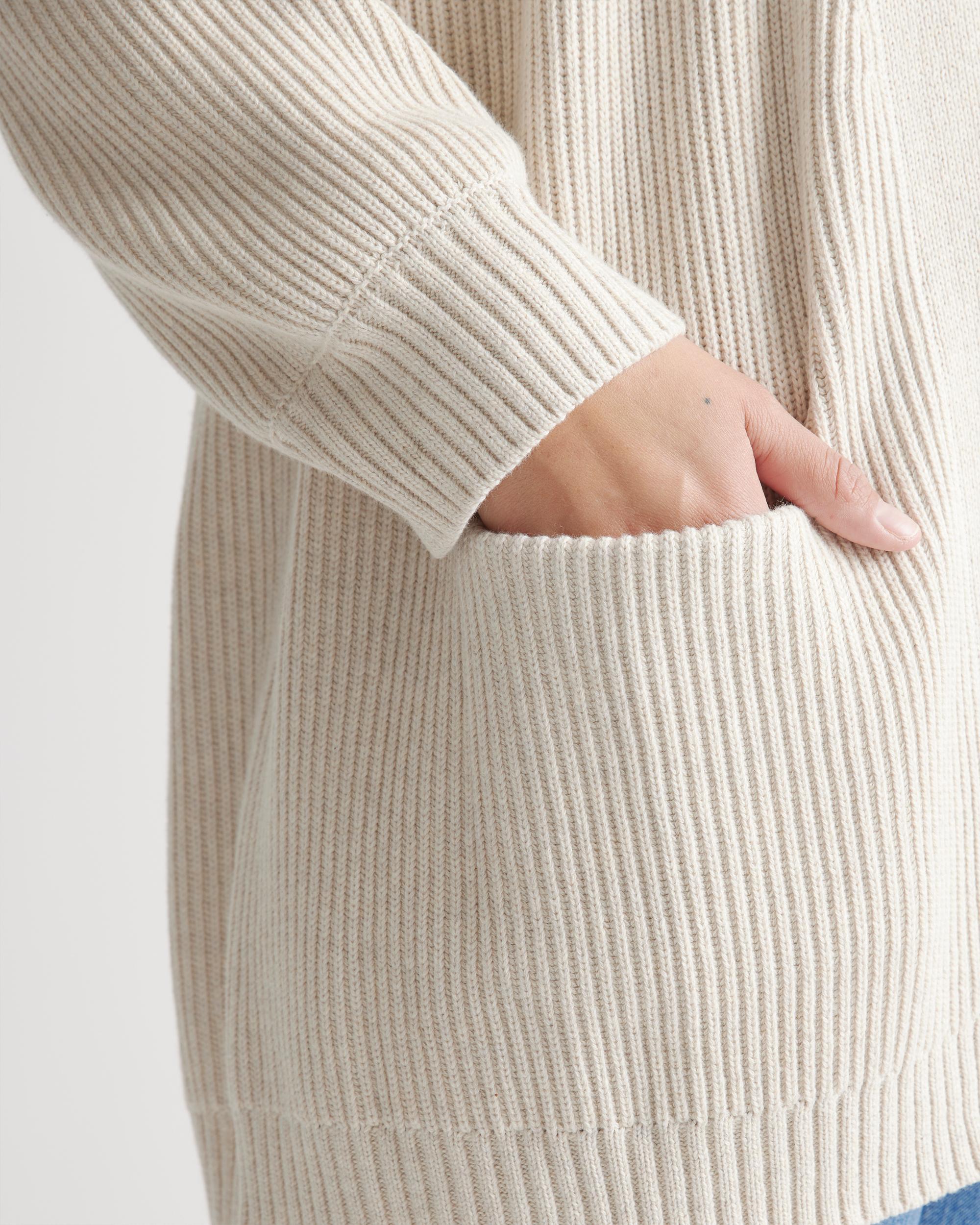 Quince | Women's OverSized Cardigan Sweater Size XS, Organic Cotton Product Image