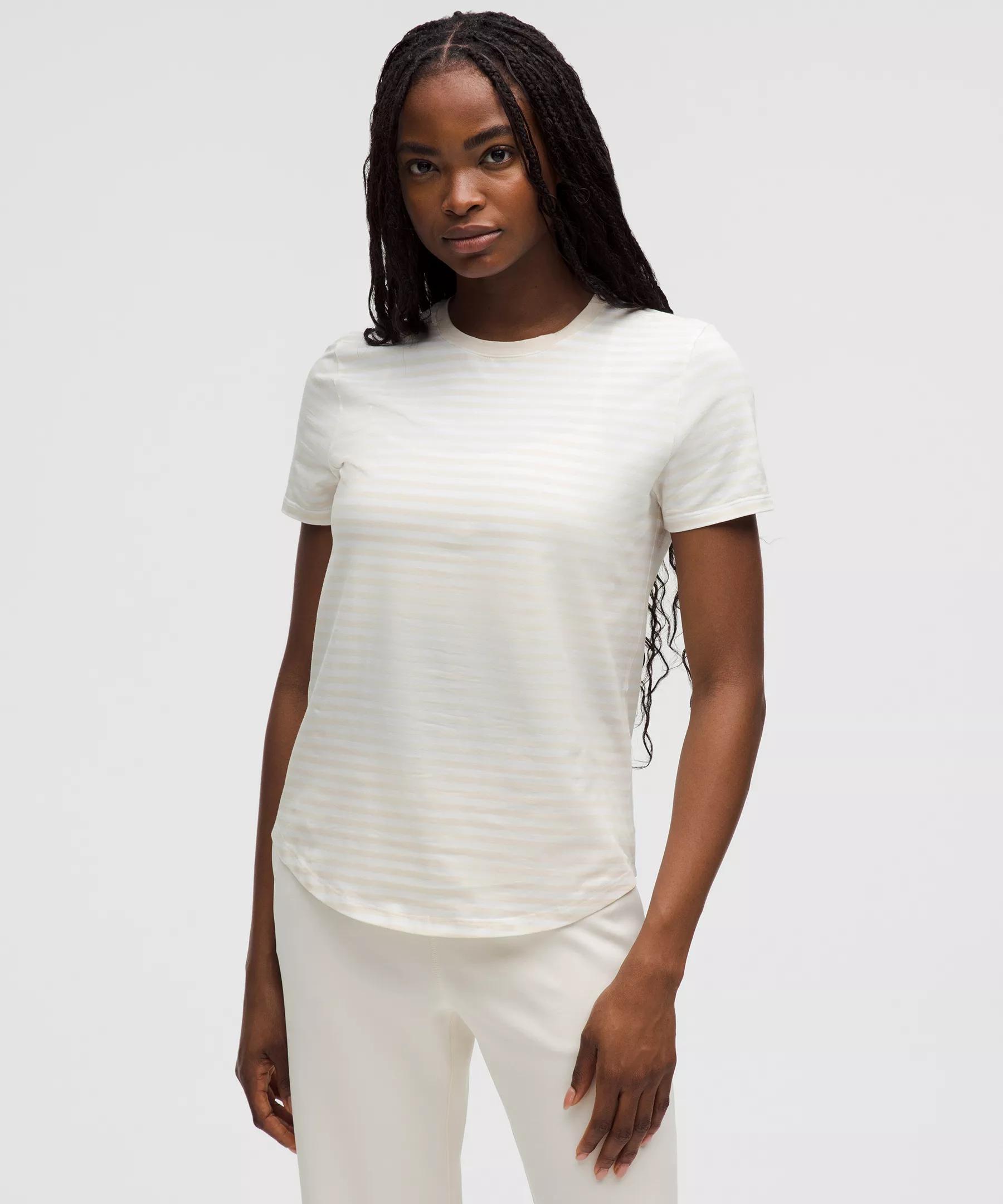 Love Curved-Hem Crewneck T-Shirt Product Image
