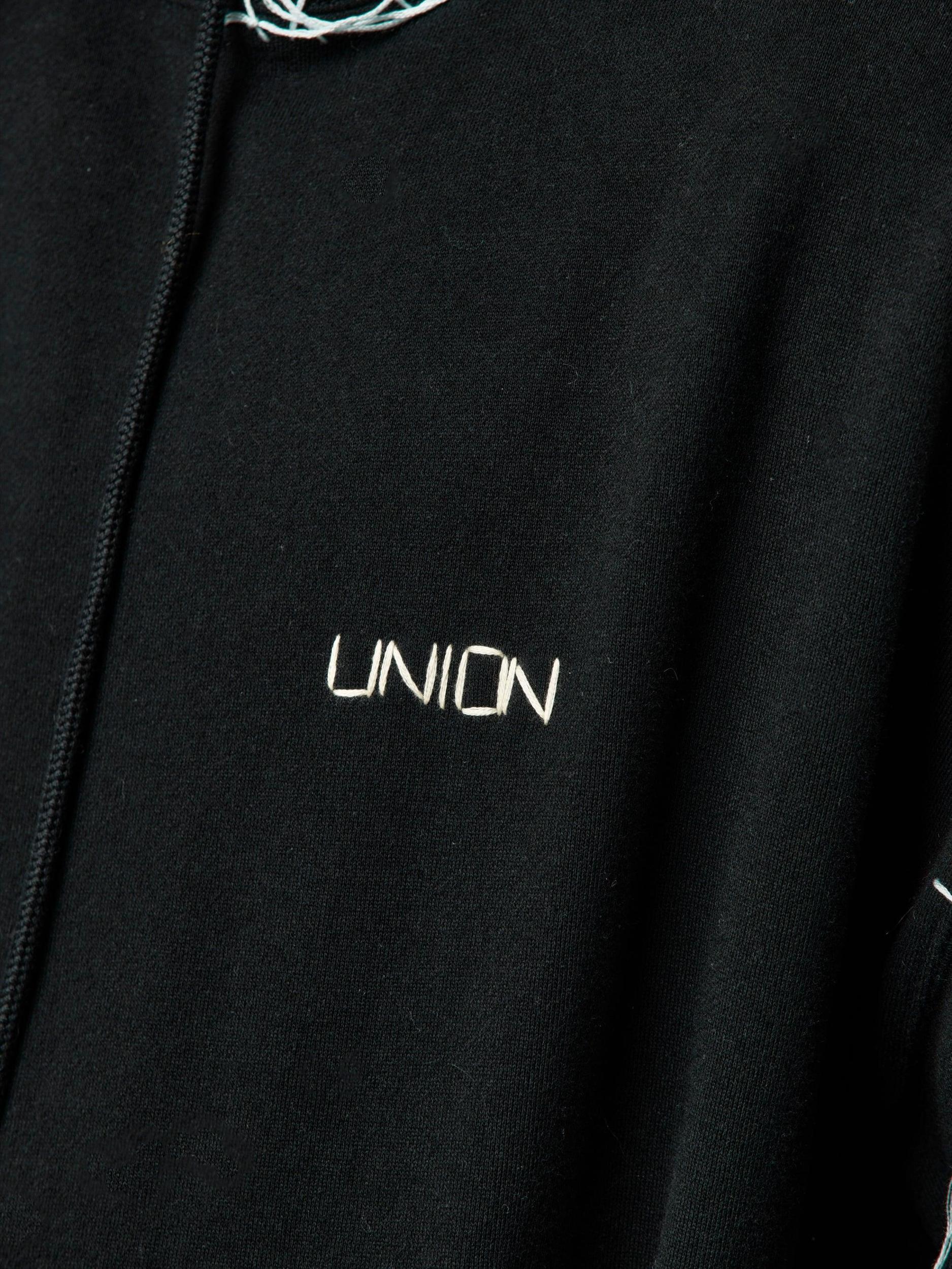 Union Looping Damage Hoody (Black) Product Image
