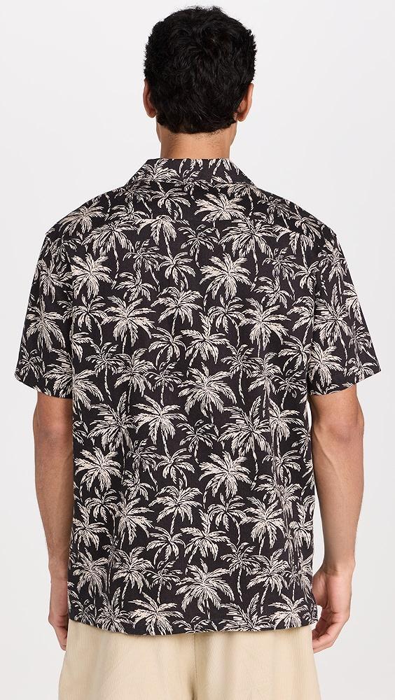 Faherty Short Sleeve Hemp Blend Camp Shirt | Shopbop Product Image