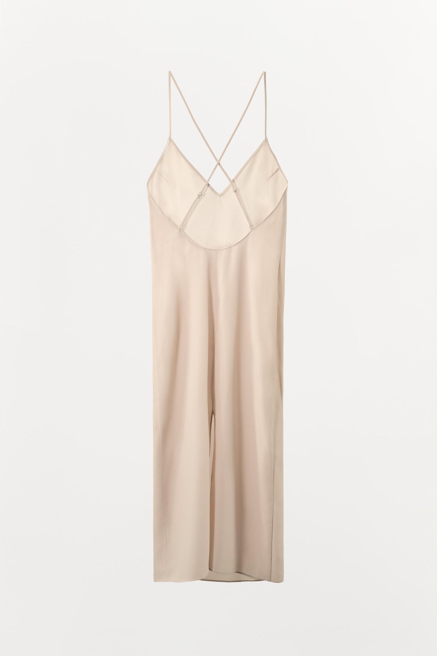 MULTIPOSITION STRAP LONG LINED DRESS Product Image