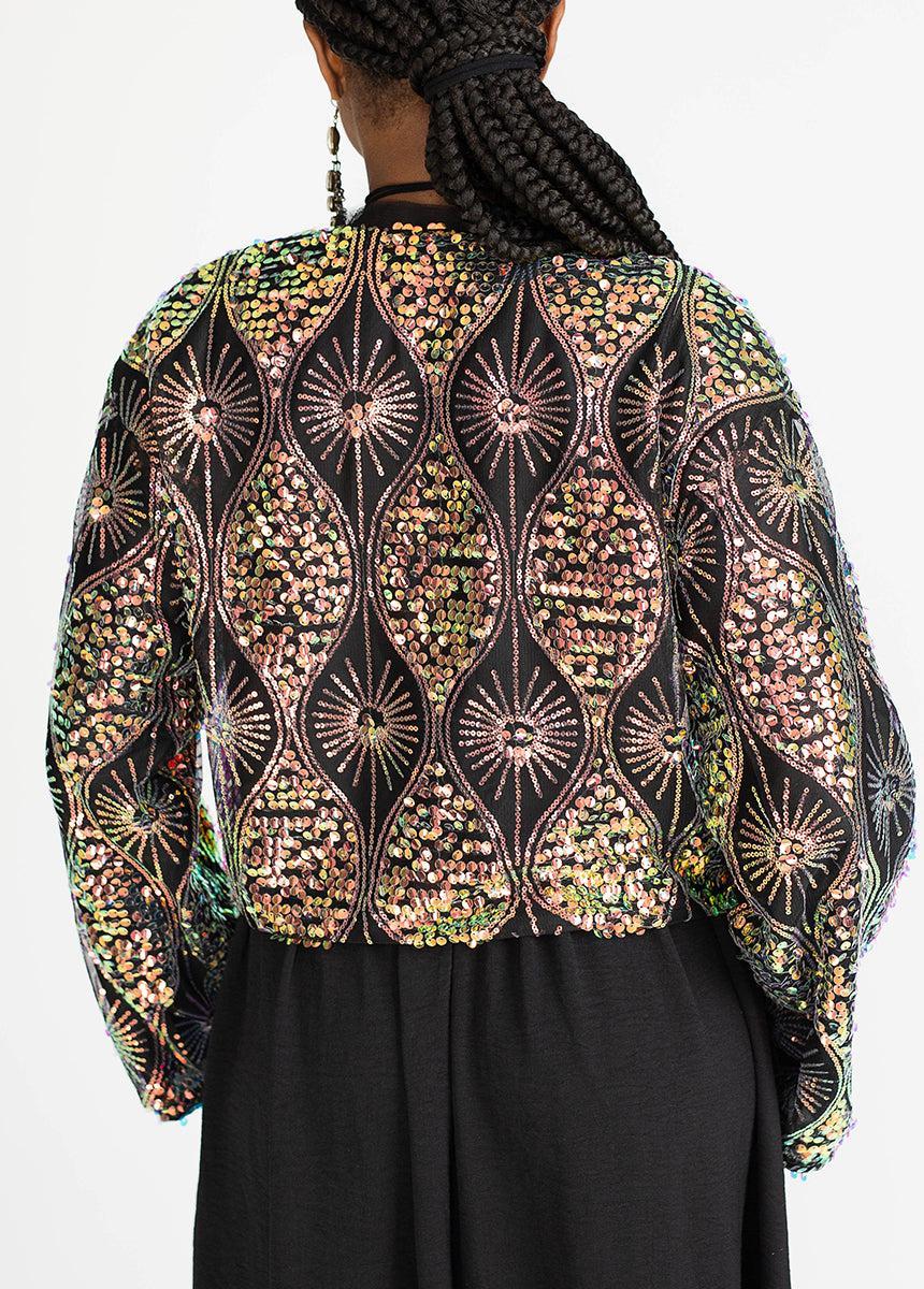 Liv Jacket in Multi Black Female Product Image