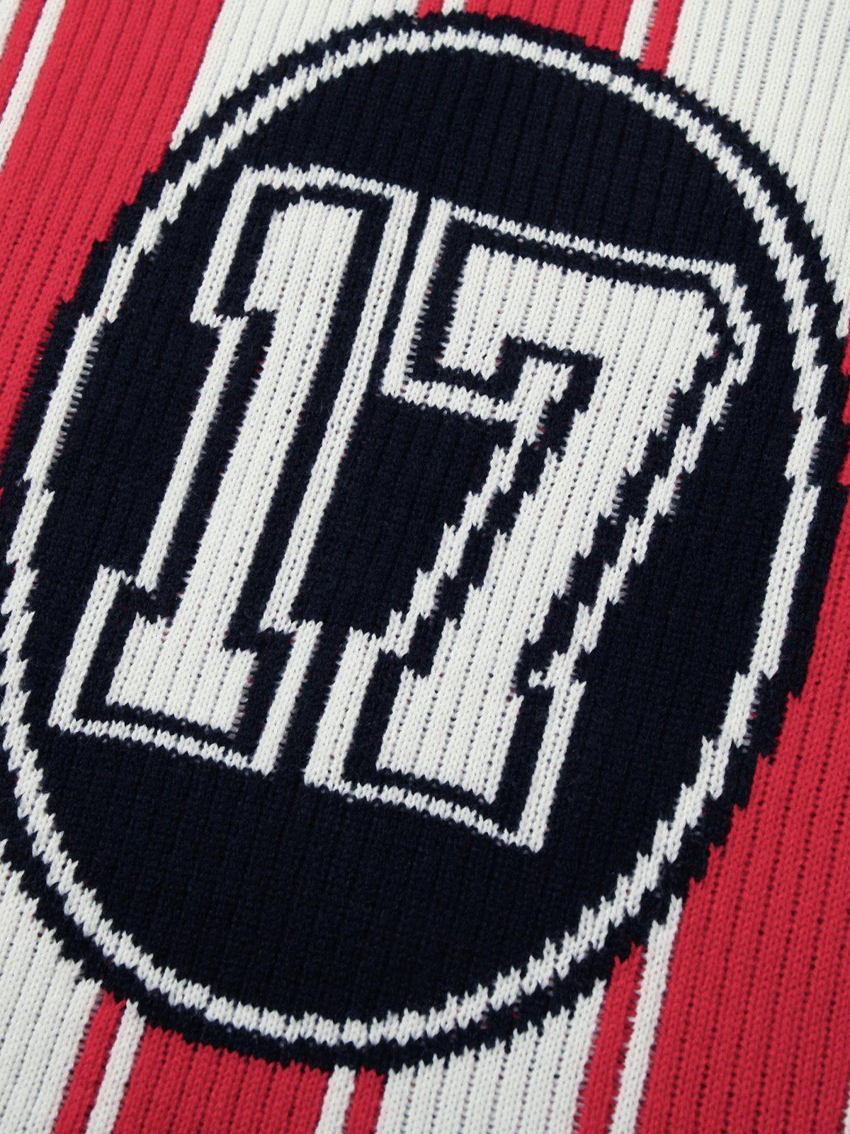 Aelfric Eden Number Stripe Graphic Knit Tee Product Image