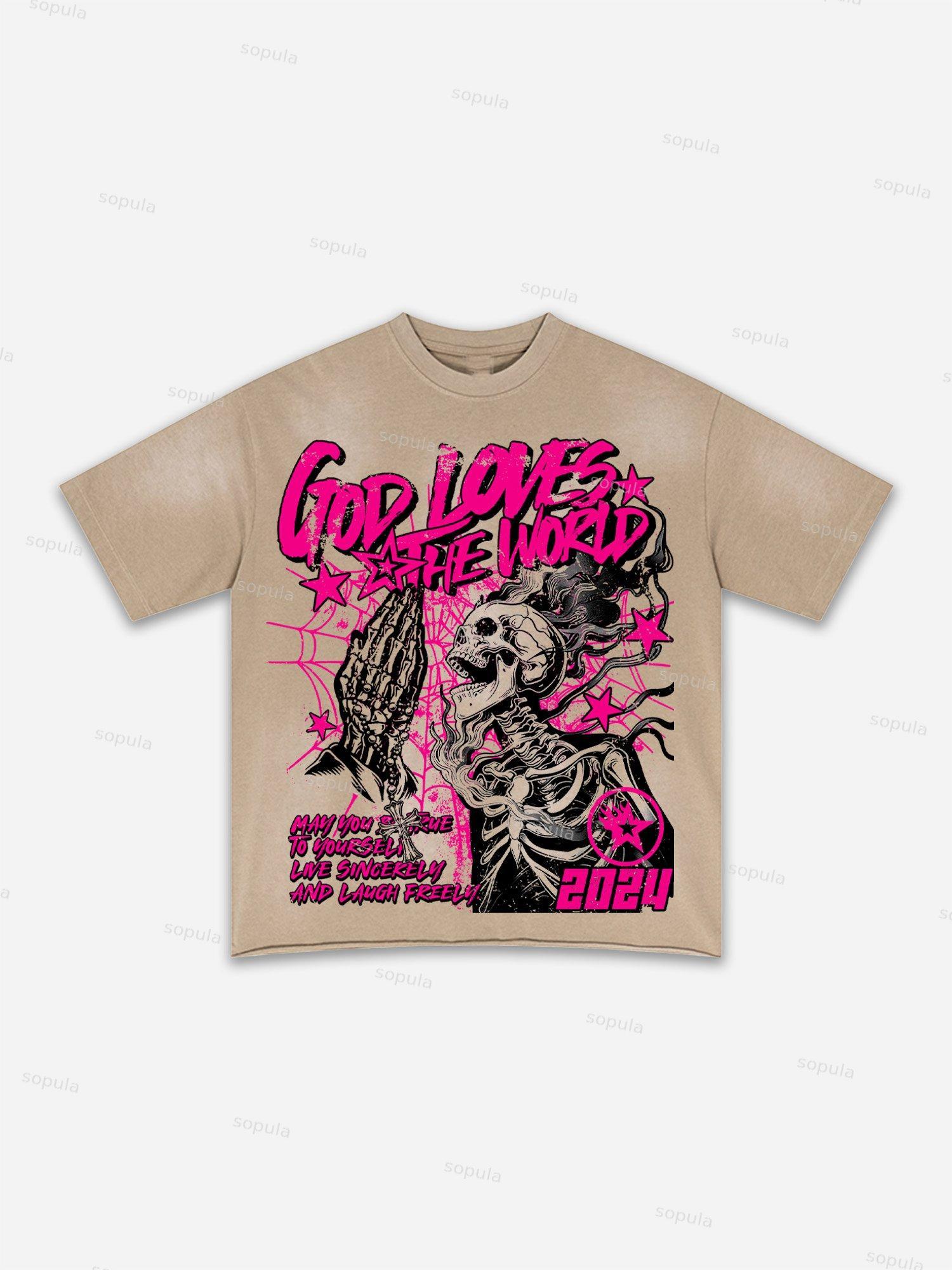 Coors Banquet Rodeo Print Washed T-shirt Product Image