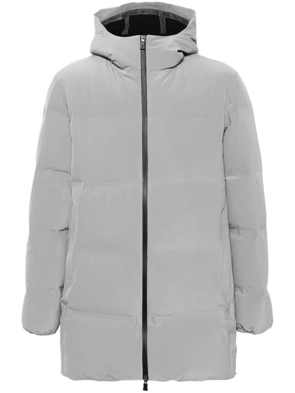 HERNO Padded Coat In Grey Product Image