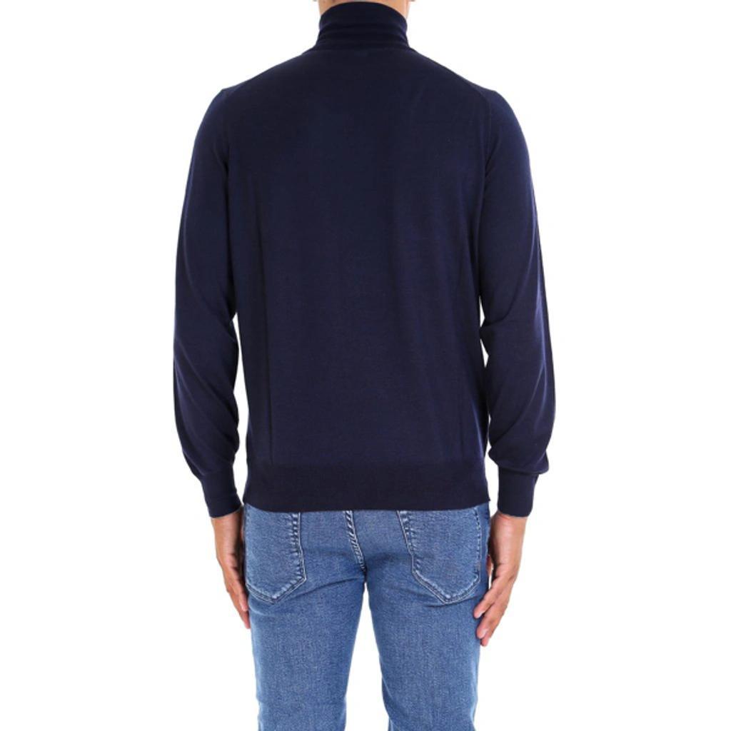 BRUNELLO CUCINELLI Turtleneck Jumper In Blue Product Image