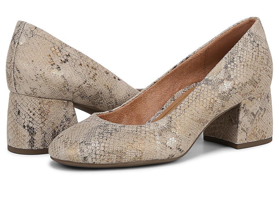 VIONIC Carmel Pumps (Oatmeal Leather) Women's Flat Shoes Product Image