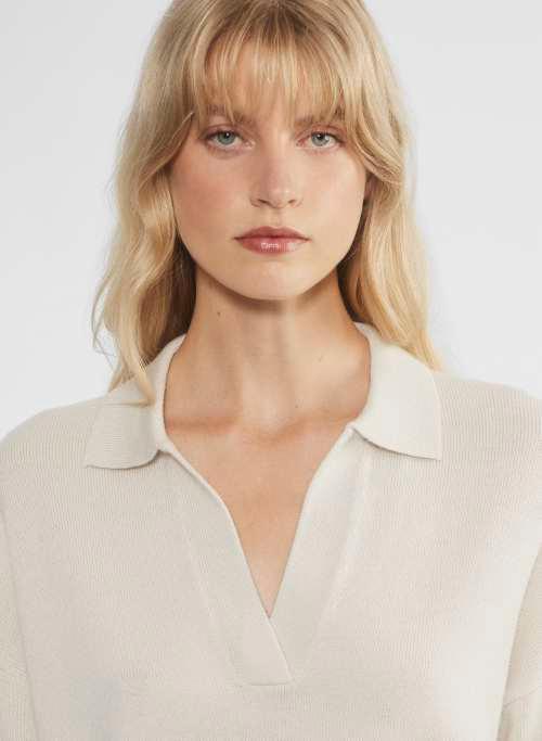 clara merino wool waist sweater Product Image