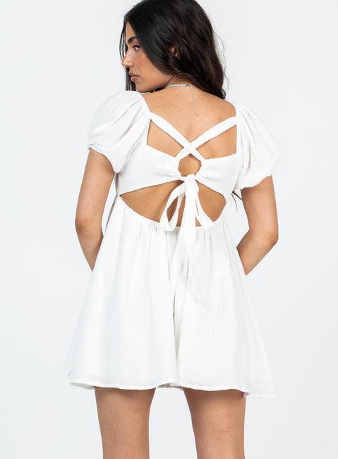 Let's Dance Mini Dress White Petite Product Image