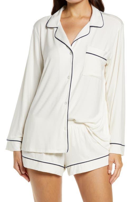 Womens Gisele 2-Piece Piped Pajama Set Product Image