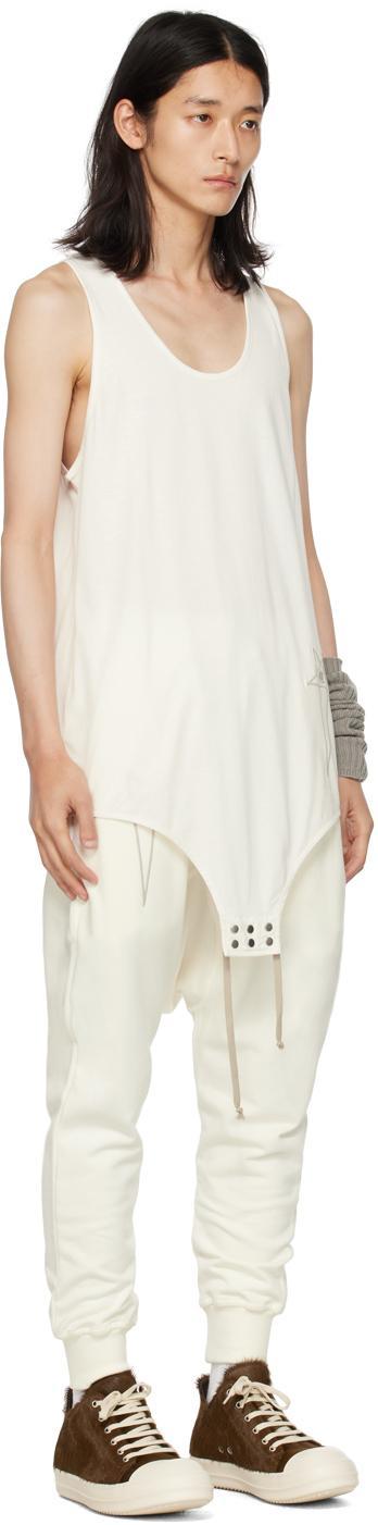RICK OWENS Off-white Champion Edition Basketball Tank Top In 11 Milk Product Image