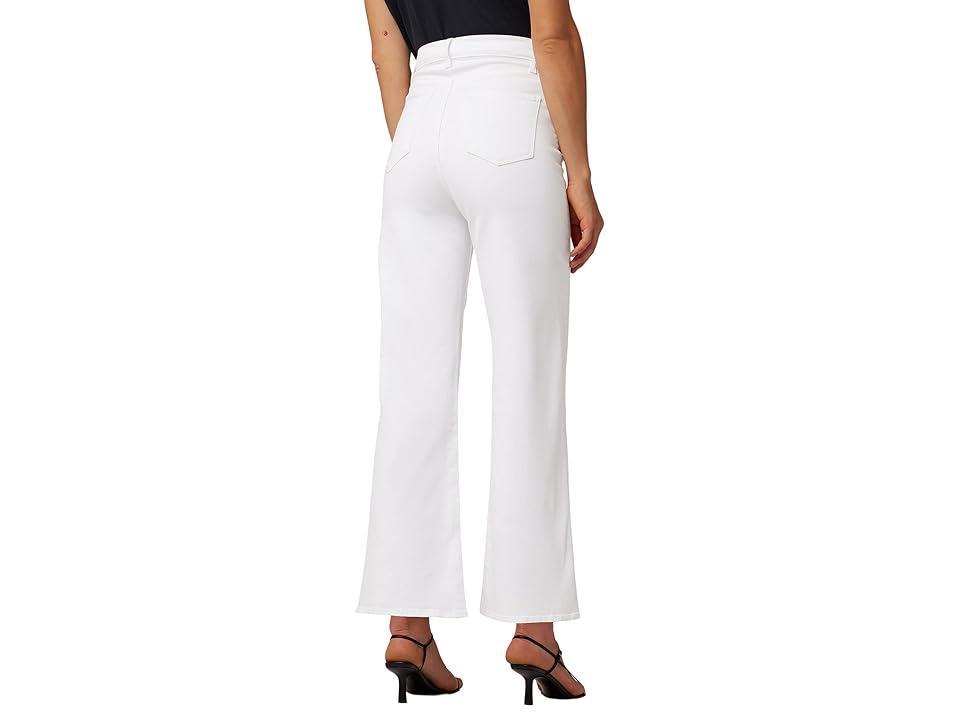 Joes Jeans The Mia High Rise Wide Leg Ankle Jeans in White Product Image