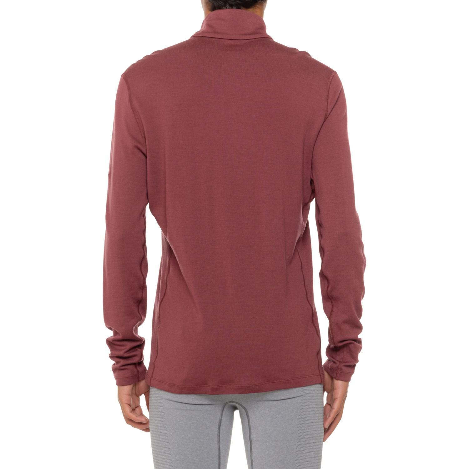 Icebreaker 260 Tech Base Layer Top - Merino Wool, Zip Neck, Long Sleeve Product Image