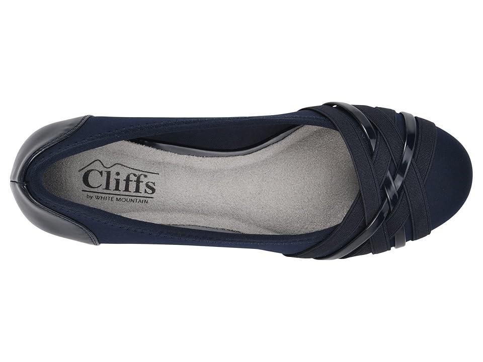 Women's Cliffs by White Mountain Bowie Women's Wedges, Size: 7, Blue Smo Product Image