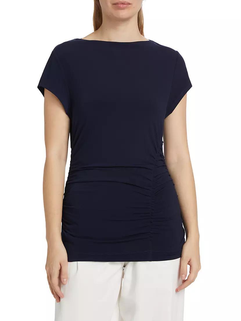 Mima Short-Sleeve Ruched Top Product Image