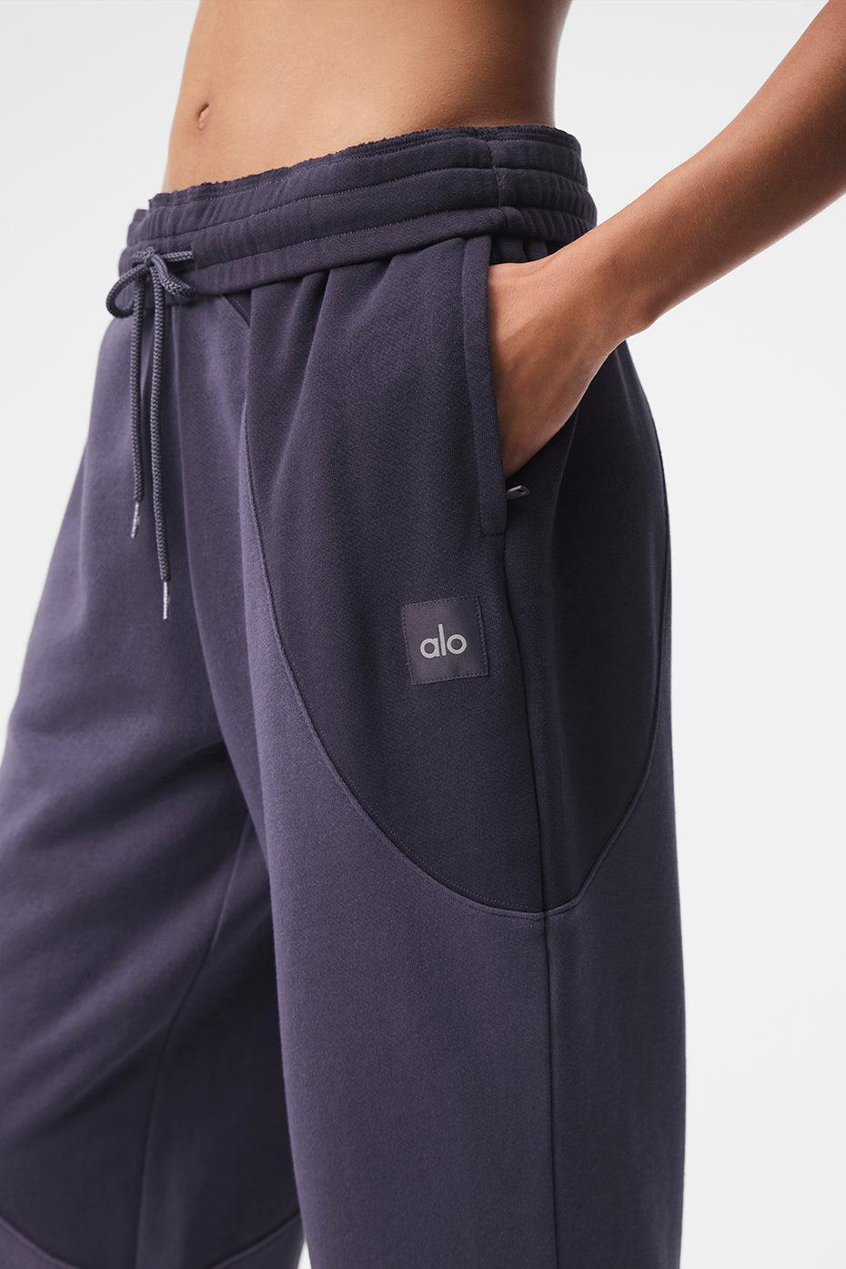 Alo Yoga | Make Waves Sweatpant Purple, Size: XL WOMEN/L MEN Product Image