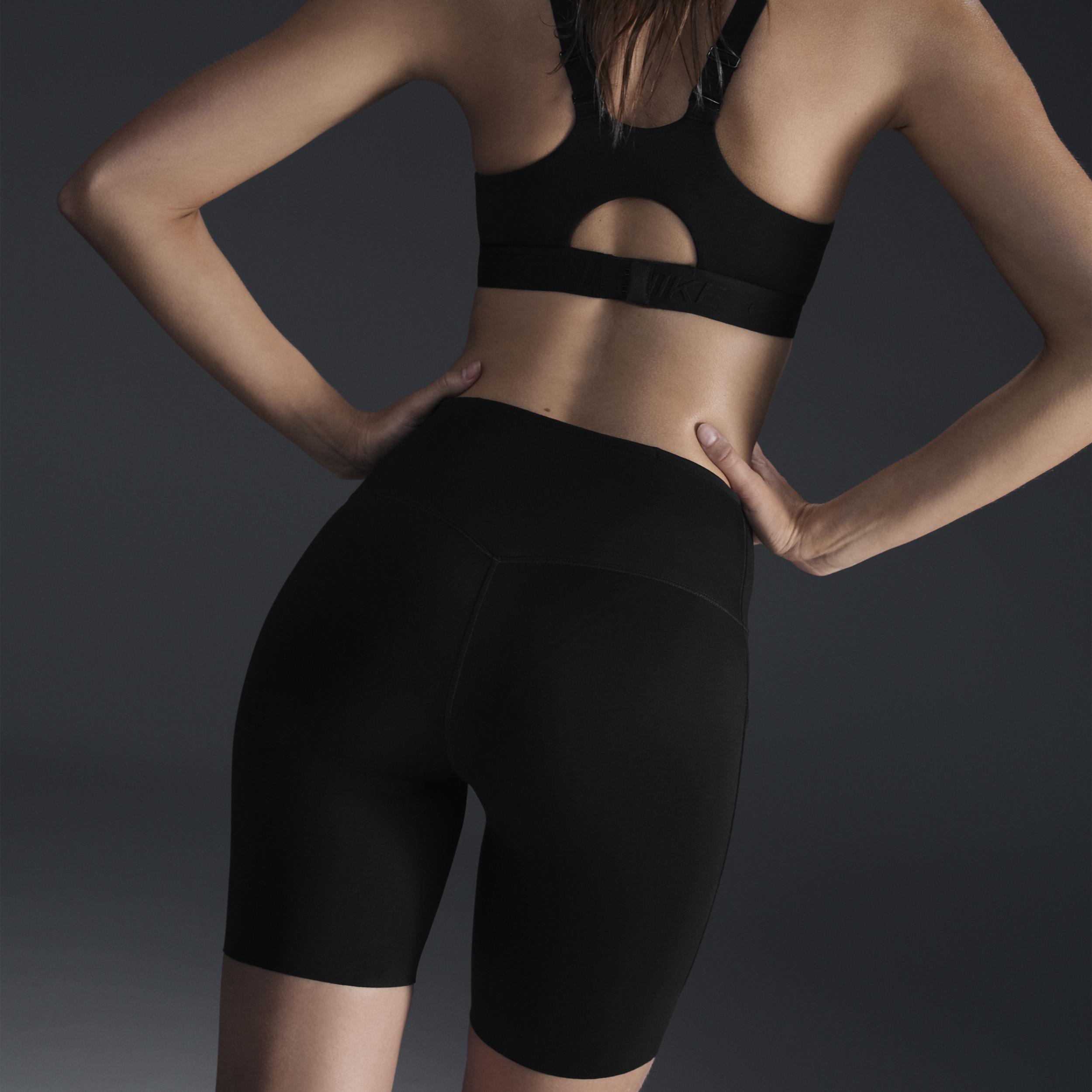 Nike Womens Go Firm-Support Mid-Rise 8 Biker Shorts with Pockets Product Image