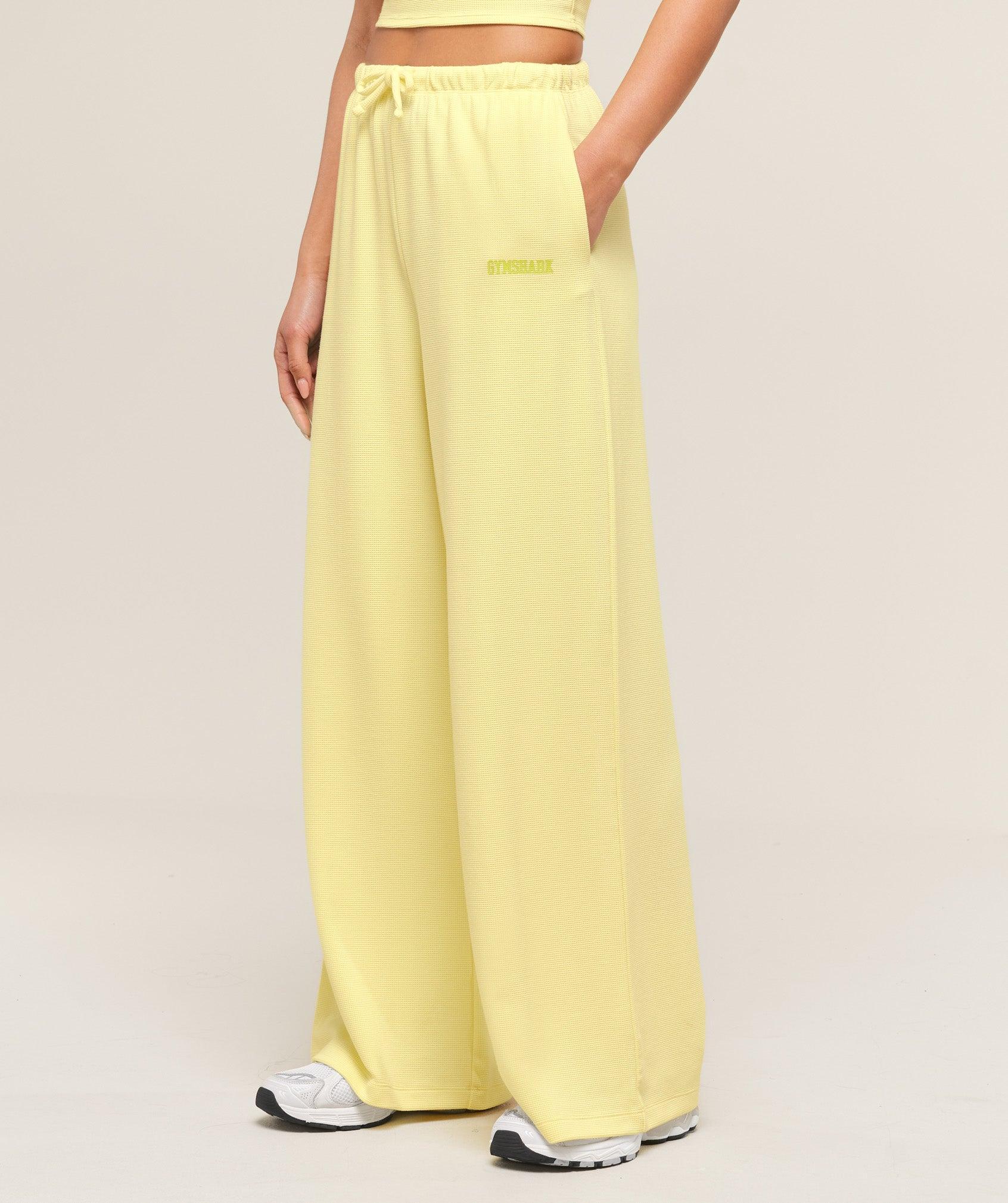 Waffle Wide Leg Pants Product Image