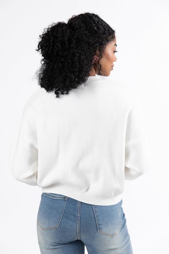Very Merry Christmas To You Ivory Multi Ornament Sweater FINAL SALE Product Image