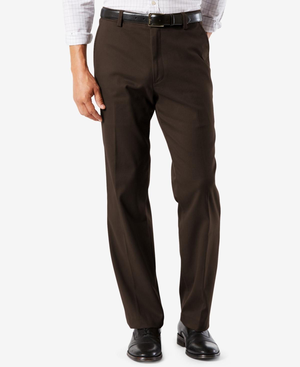 Men's Dockers® Stretch Easy Khaki Classic-Fit Flat-Front Pants, Size: 36X34, Brown Product Image