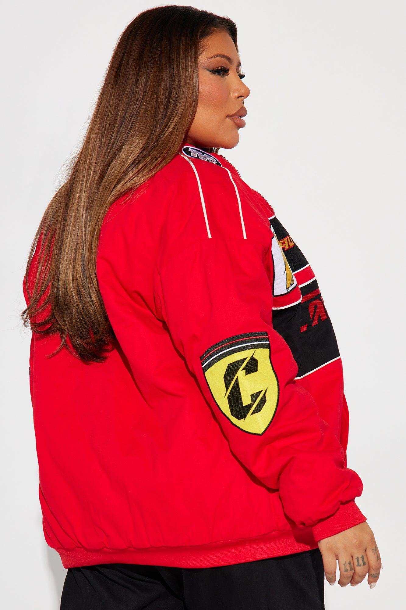 Racing Cali Bomber Jacket - Red Product Image