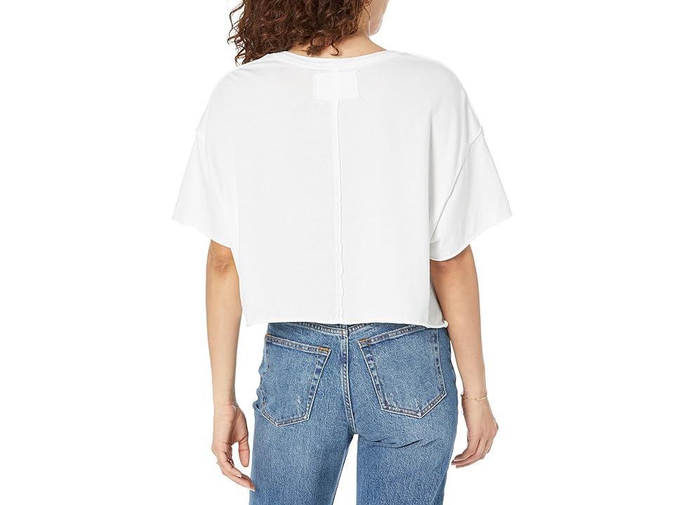 Free People Fade Into You Short Sleeve (Ivory) Women's Clothing Product Image