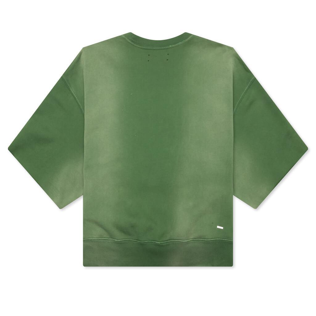 Track Cut Off Crewneck - Green Male Product Image