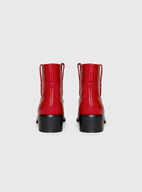 Lunas Boots Red Product Image