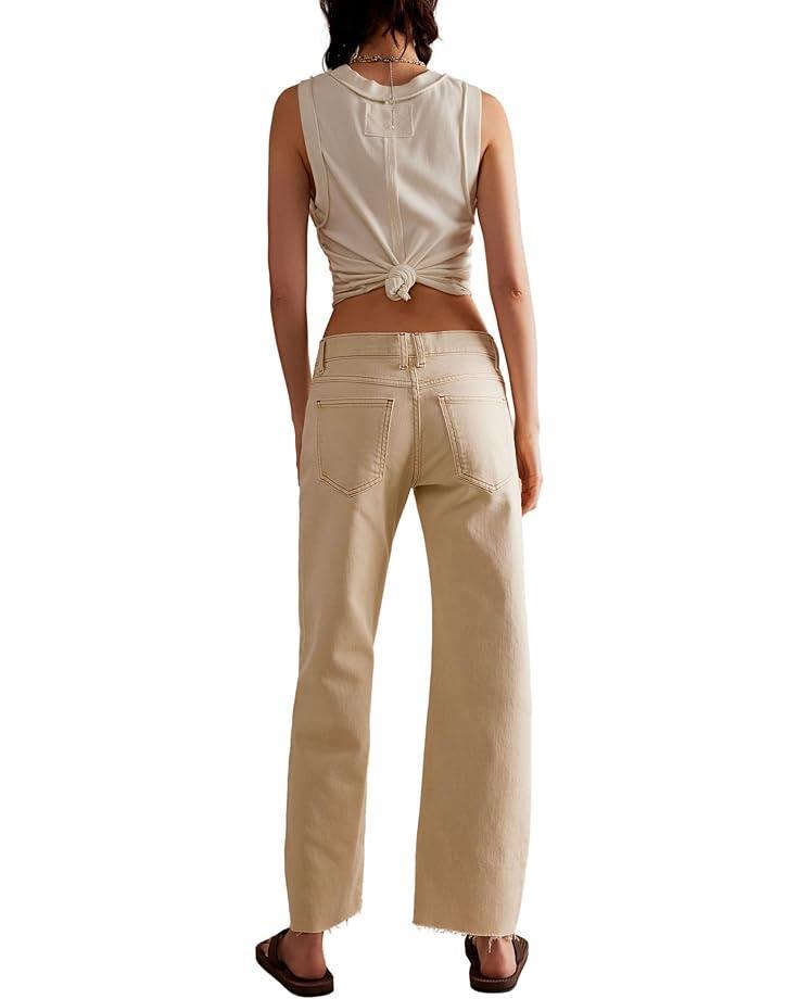 Women's Free People RISK TAKER MID-RISE STRAIGHT Product Image