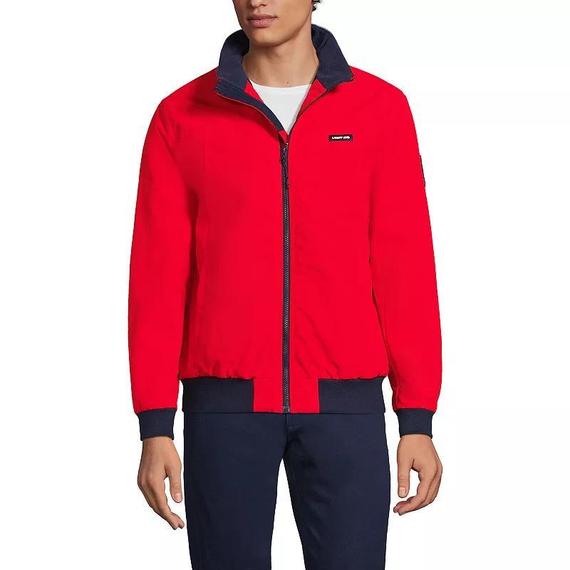 Men's Lands' End Classic Squall Bomber Jacket, Size: XL, Mariner Blue Product Image