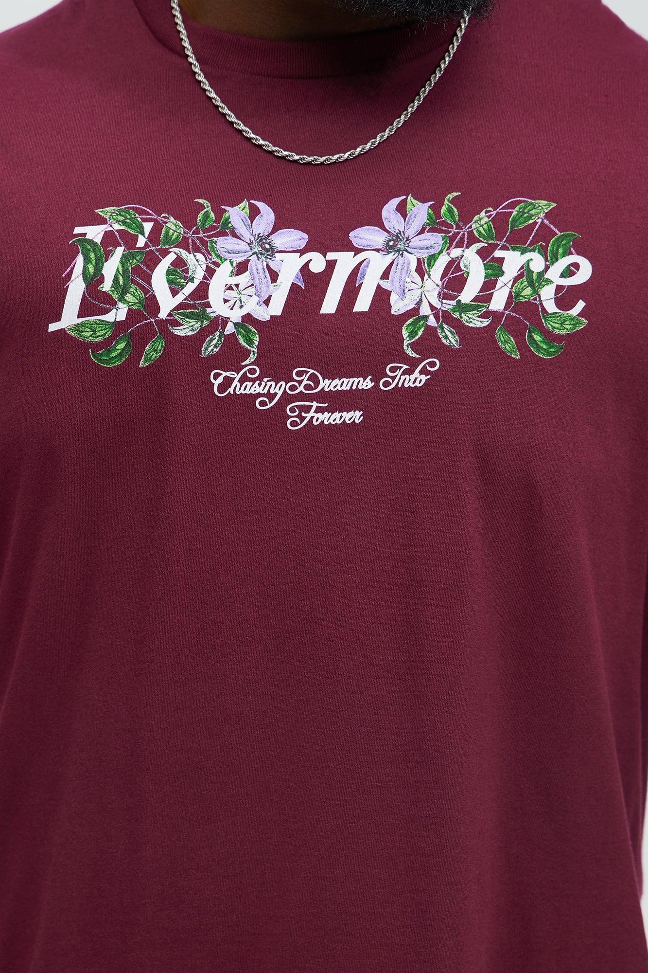 Evermore Short Sleeve Tee - Burgundy Product Image