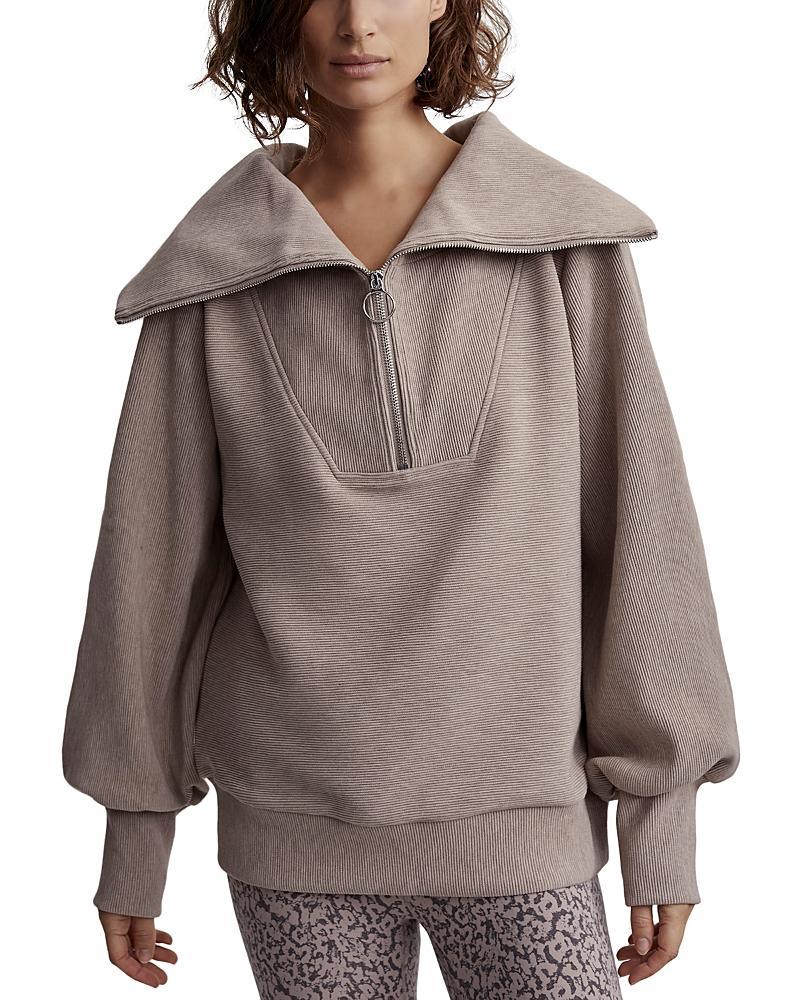 Vine Oversized 1/2-Zip Pullover Sweatshirt Product Image