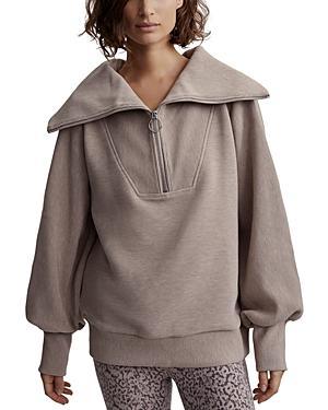 Vine Oversized 1/2-Zip Pullover Sweatshirt Product Image