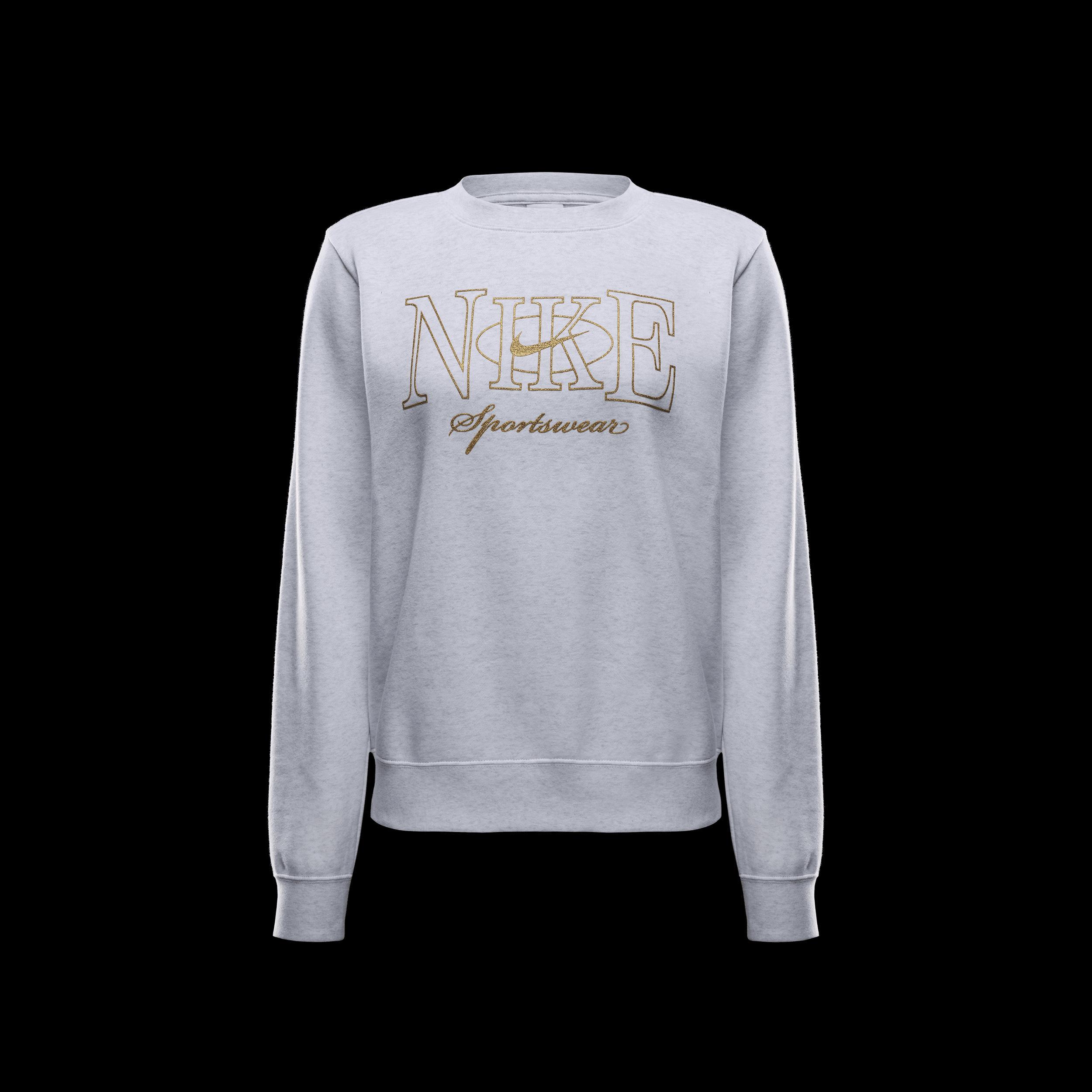 Nike Sportswear Club Fleece Women's Pullover Crew-Neck Sweatshirt Product Image
