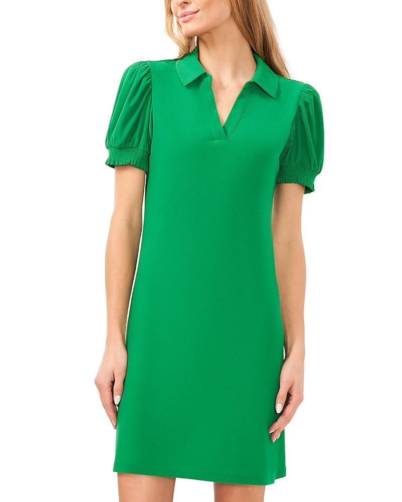 CeCe Short Sleeve Polo Dress (Rich ) Women's Dress Product Image