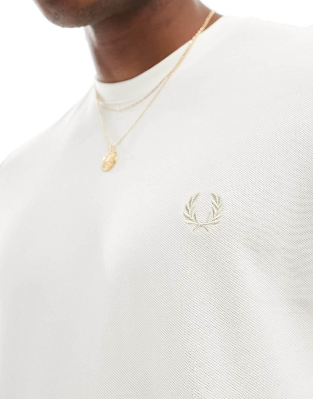 Fred Perry Striped Cuff T-Shirt Product Image