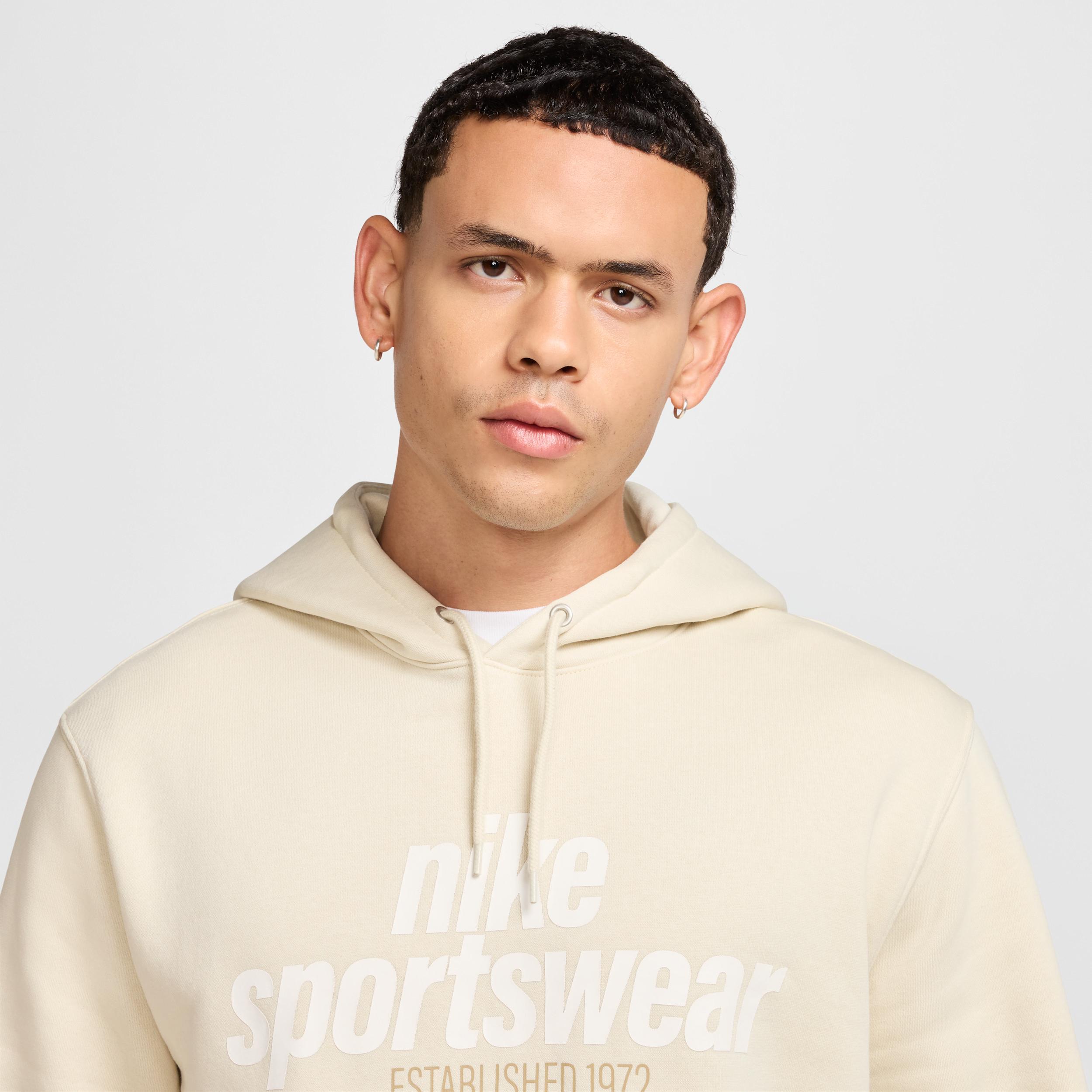Nike Sportswear Club Graphic Hoodie Sweatshirt Mens at Urban Outfitters Product Image