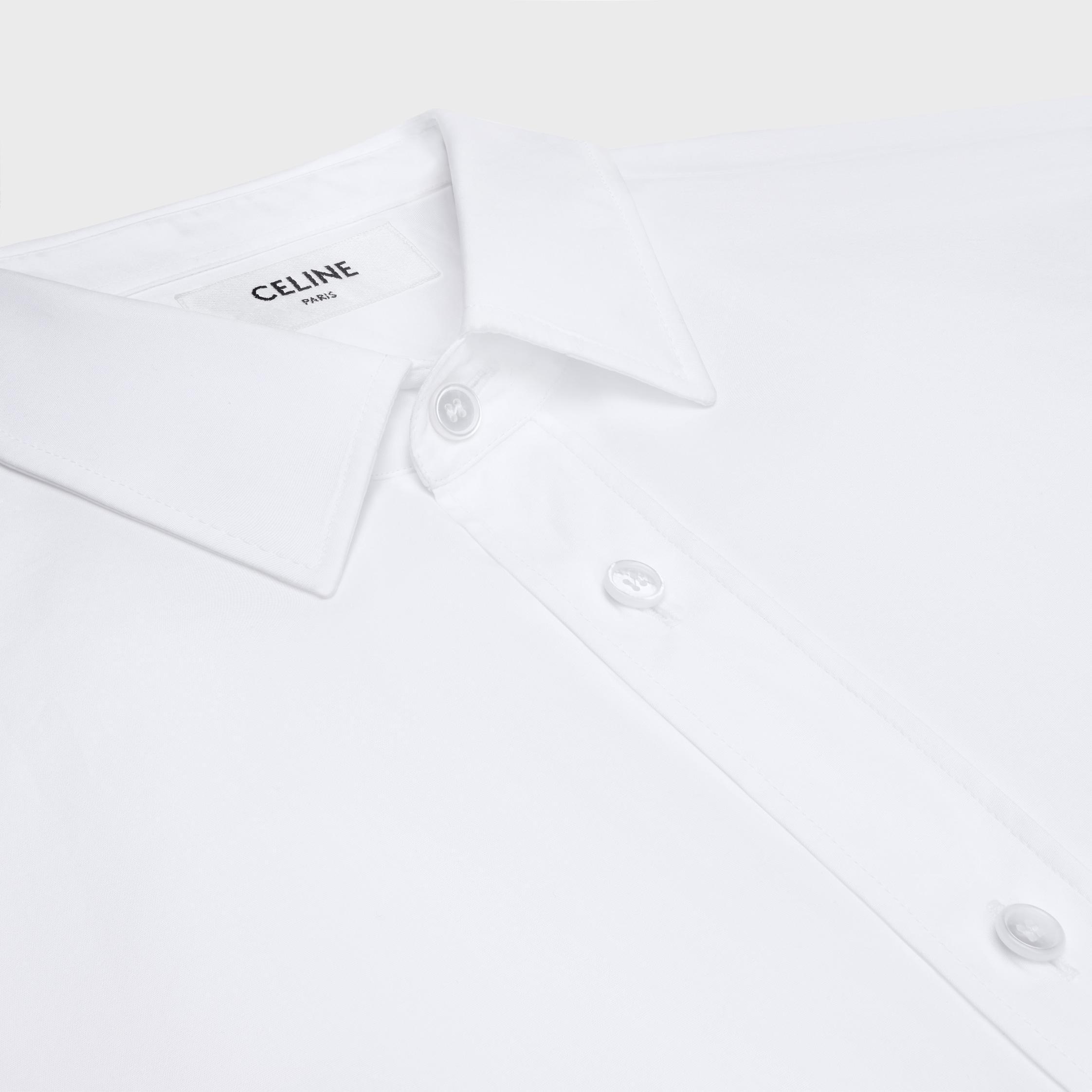 loose shirt in cotton poplin Product Image