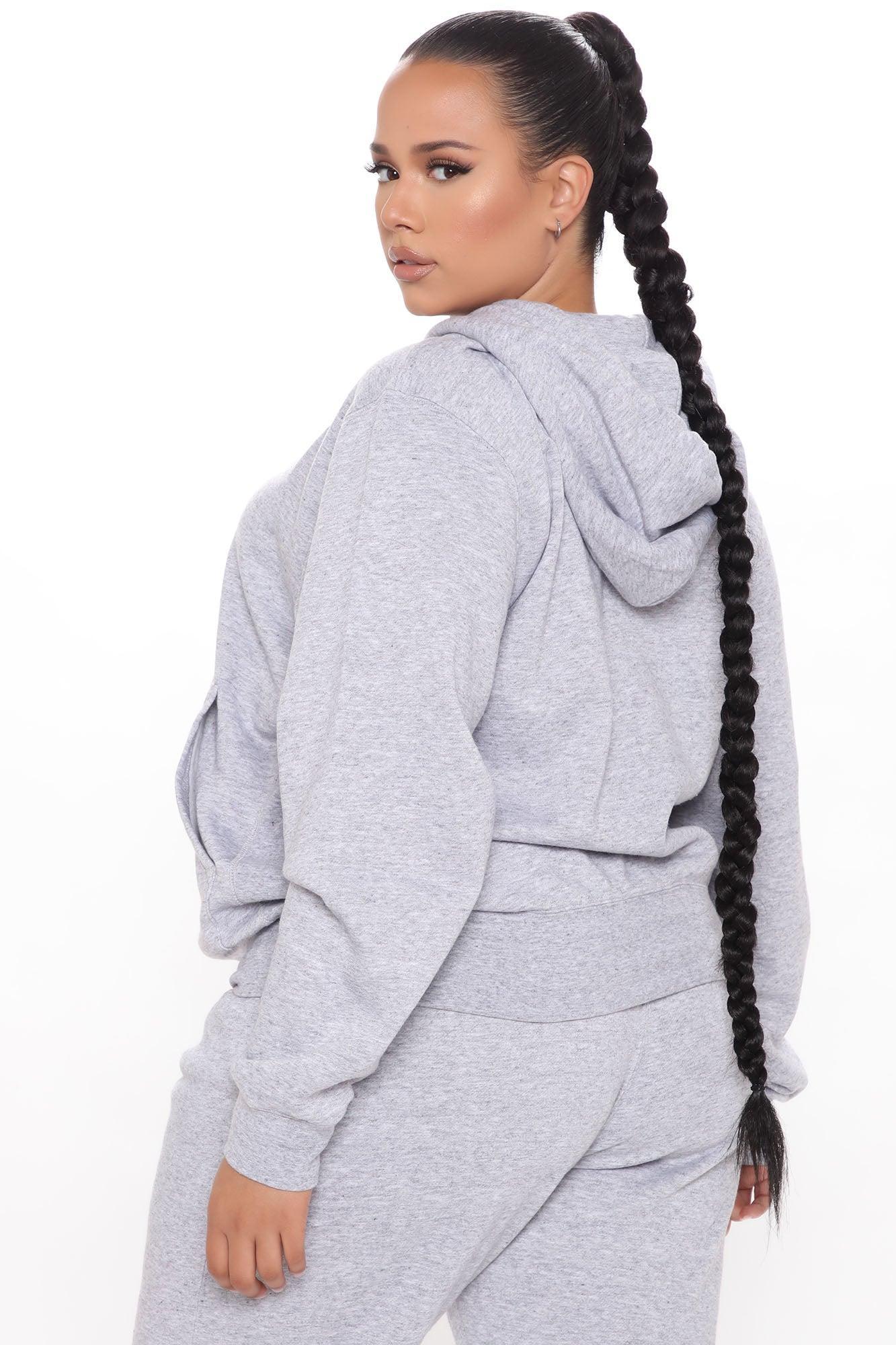 Look Again Hoodie - Heather Grey Product Image
