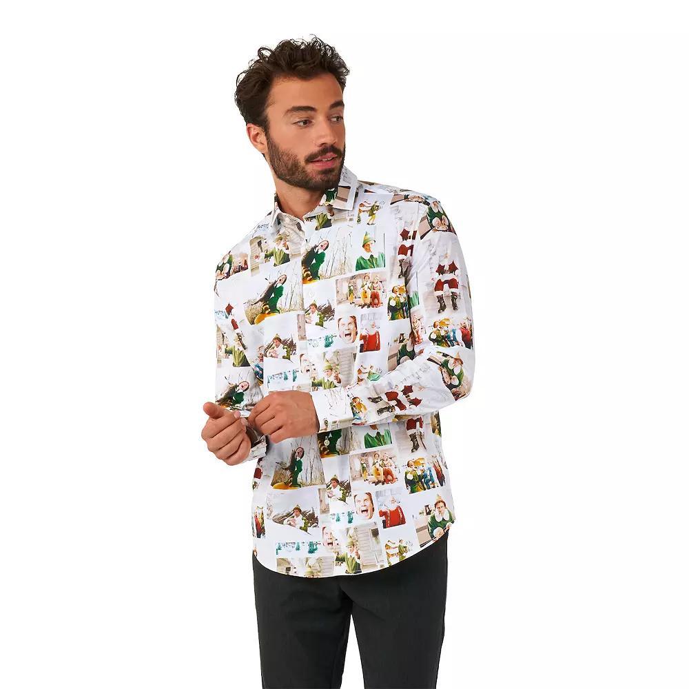 Men's OppoSuits Christmas Shirt, Size: Small, Elf Christmas Product Image