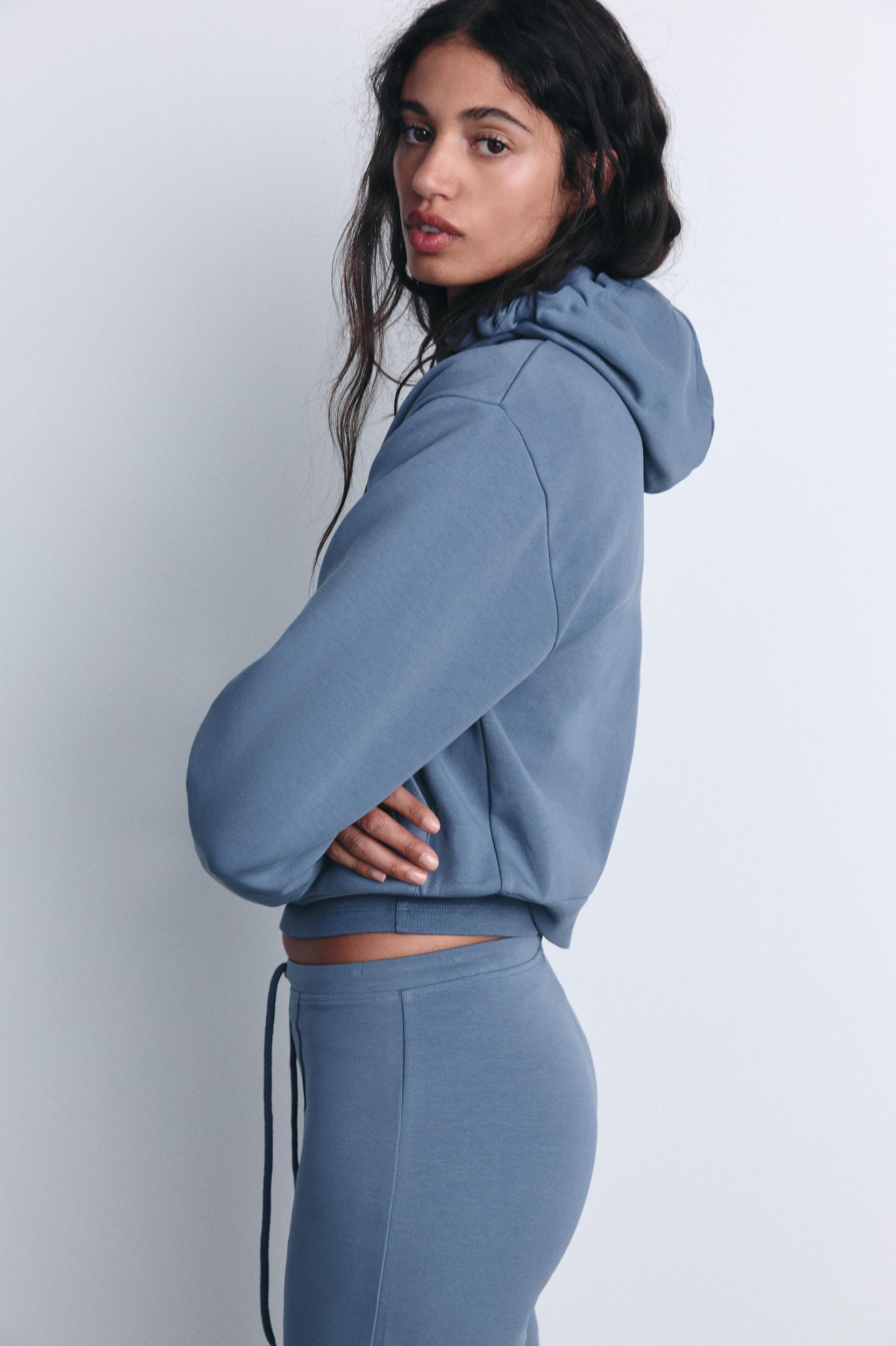 CROPPED INTERLOCK SWEATSHIRT Product Image