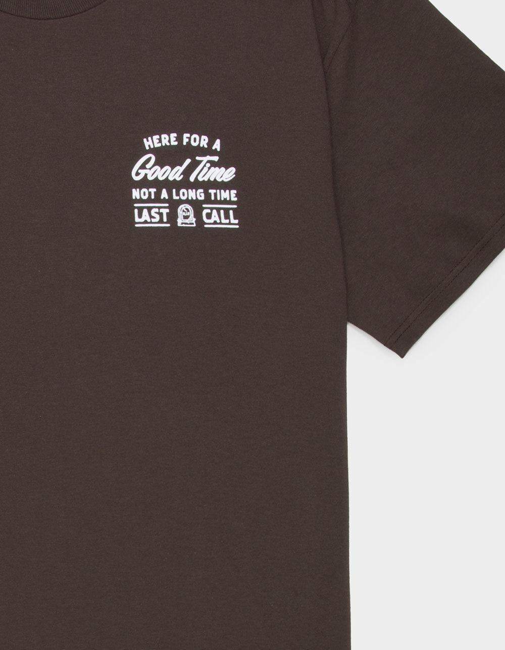 LAST CALL CO. Good Time Mens Tee - BROWN Product Image