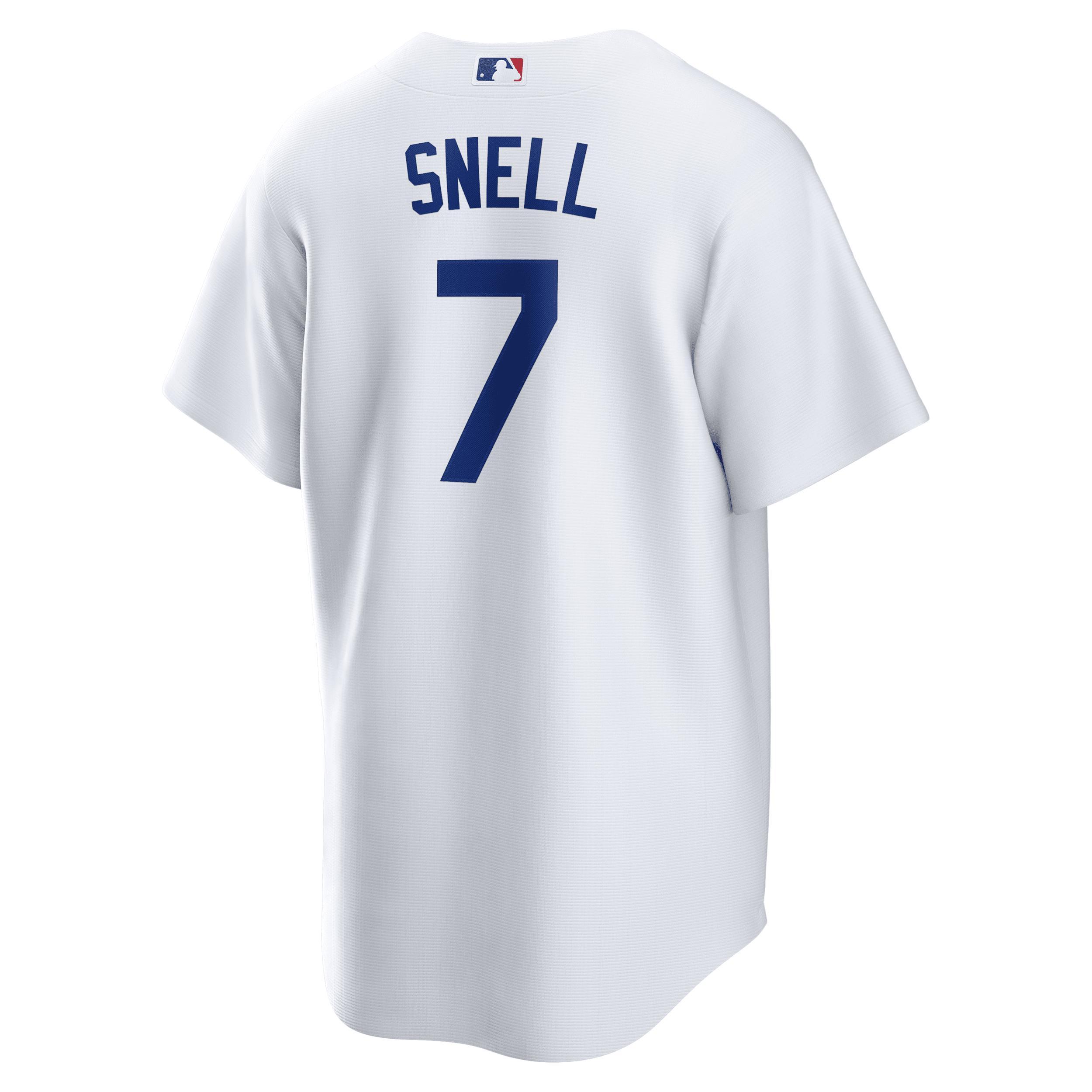 Blake Snell Los Angeles Dodgers Men's Nike MLB Replica Jersey Product Image