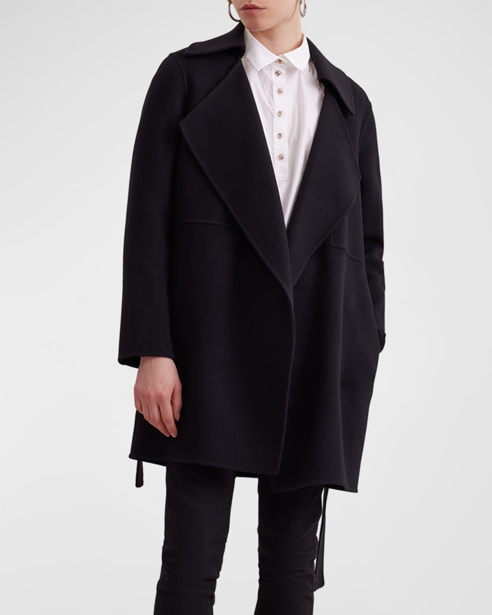 Delacroix Belted Wool-Blend Wrap Jacket Product Image