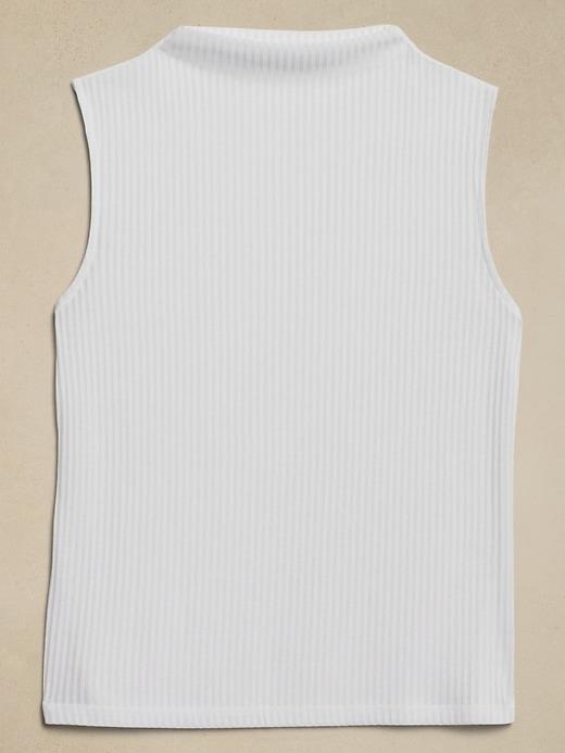 Ribbed Mock-Neck Tank Product Image