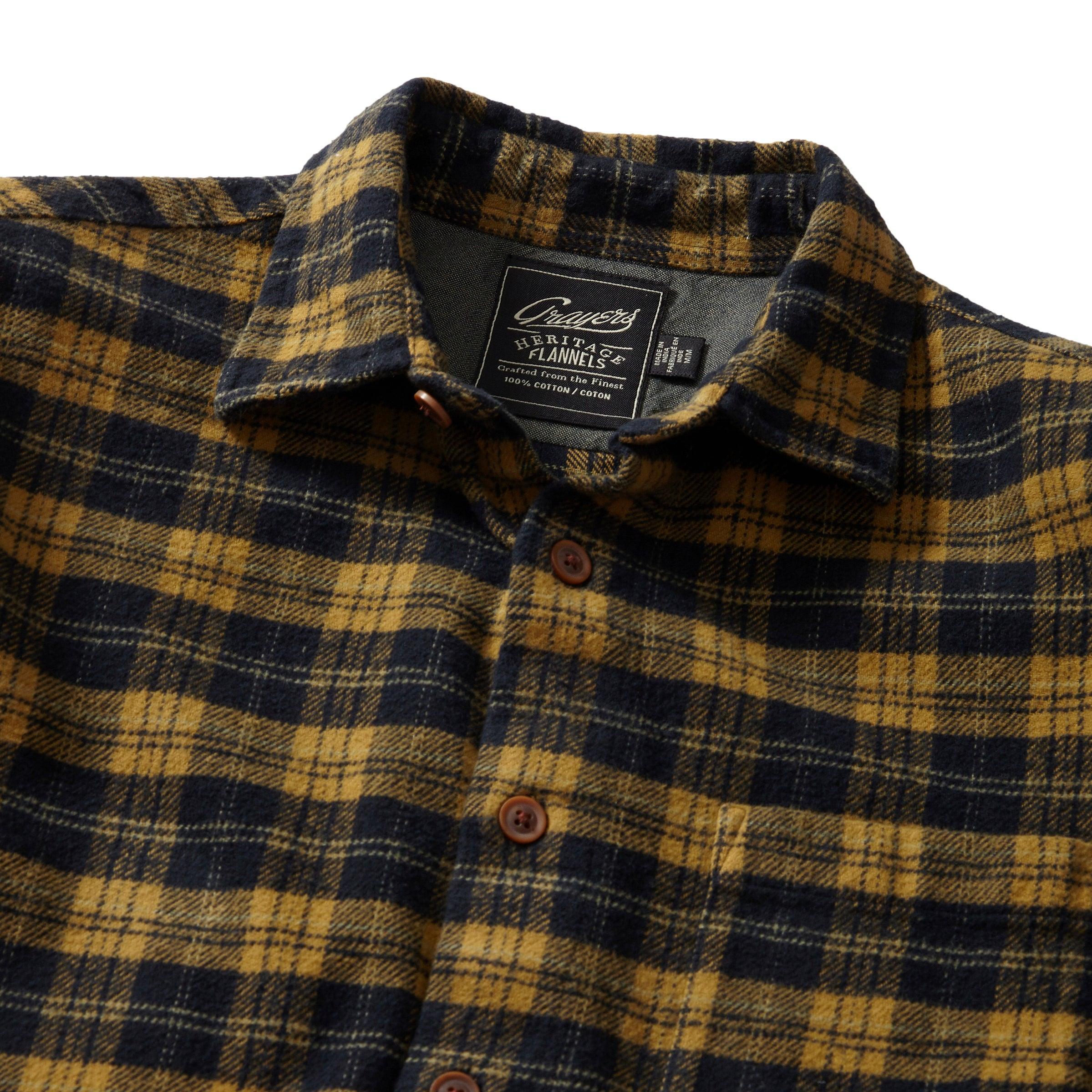 Carson Heritage Flannel - Honey Mustard Plaid (Final Sale) Product Image
