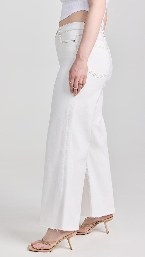 FRAME Le Palazzo Crop Raw Fray Jeans | Shopbop Product Image