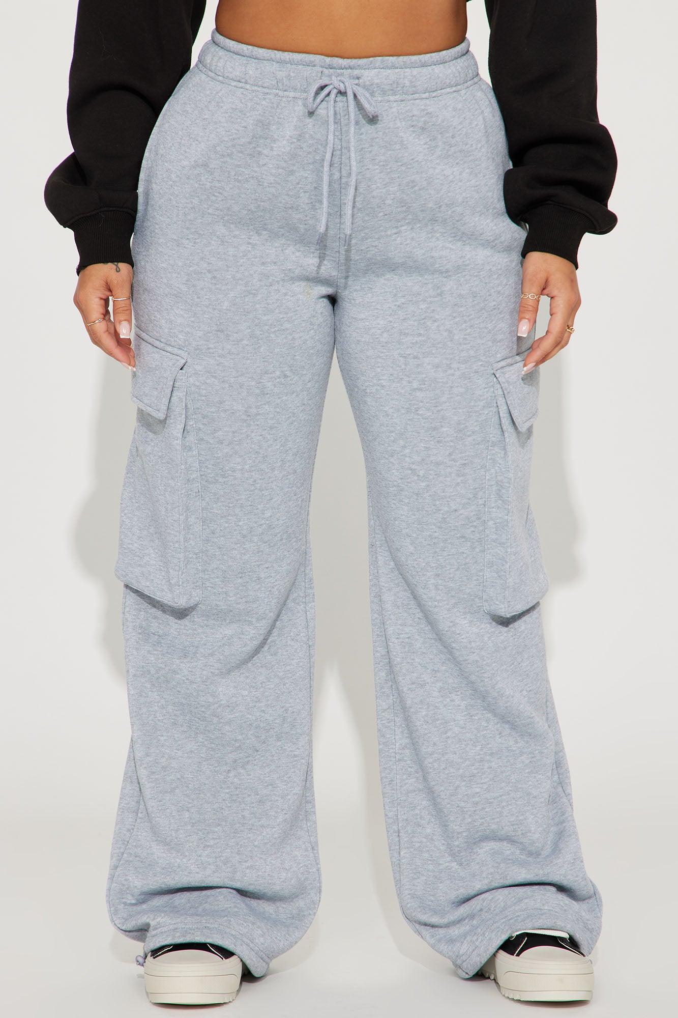 Luna Cargo Lounge Jogger - Heather Grey Product Image