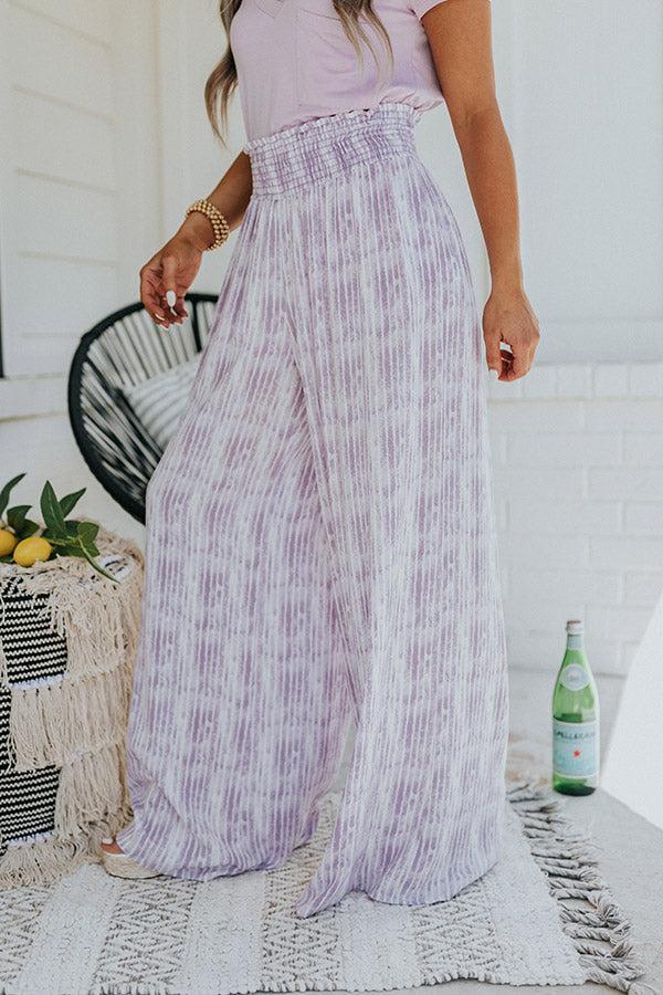 Malibu Cruise Stripe Pants In Purple Product Image